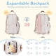 thumbnail image 2 of Mochila para pañales mommore, expandible, 32 L, para 2 niños o gemelos, 2 of 7