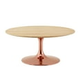 thumbnail image 2 of Modway Lippa 36" Wood Coffee Table in Rose Natural, 2 of 7