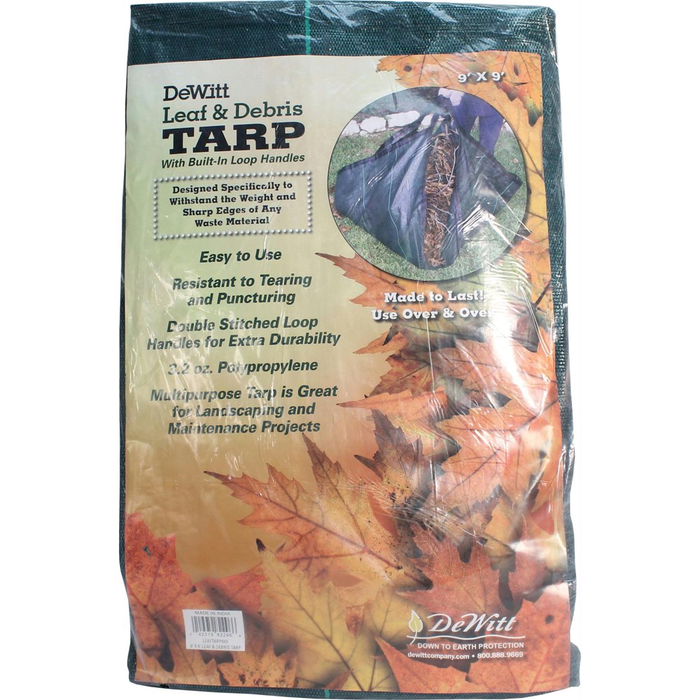 Leaf & Debris Tarp With Built In Loop Handles
