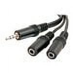 UPC: 0757120404279 | C2G Value Series 6ft One 3.5mm Stereo Male to Two 3.5mm Stereo Female Y-Cable – audio splitter – 6 ft