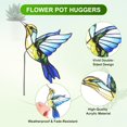 thumbnail image 2 of Uxcell 2-Pack Abrazaderas para Macetas de Aves, Estacas de Jardín de Colibrí de Acrílico de 3.5/3.5" para Decoración de Colgadores de Jardineras [Estilo 9/13], 2 of 7