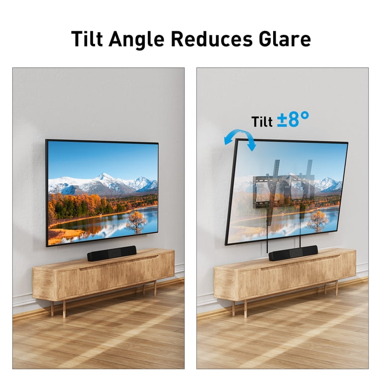 Mountftv Tilting TV Wall Mount for 37-82 Inch Flat Screens photo 4