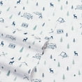 thumbnail image 2 of Eddie Bauer Campout Blue Cotton Percale Twin XL Sheet Set, 2 of 4