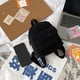 thumbnail image 3 of Mochila Pana para Mujer Bolso Libros Informal Retro para Estudiantes para Viajes Escolares (negro), 3 of 9