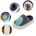 thumbnail image 4 of Vedolay Toddler Slippers Cute Warm Plush Comfortable Winter House Shoes Grey,34, 4 of 5
