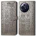 thumbnail image 3 of Funda Cartera FOXDOCK para TCL 50 Pro NxtPaper , Flip PU con Relieve de Gatos y Perros, Tarjetero y Soporte, 3 of 6