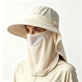 thumbnail image 5 of Noric Women's UPF 50+ Sun Protection Hats Full Face Cover Shield Wide Brim with Neck Flap Breathable Summer Hats, 5 of 5