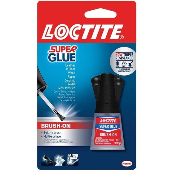 Loctite Super Glue Brush On Liquid - Liquid Adhesive - 0.319 CDM