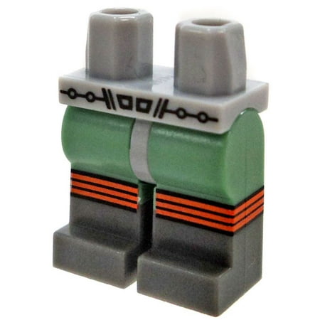 LEGO Sand Green Legs with Retro Space Belt and Gray Space Boots Loose
