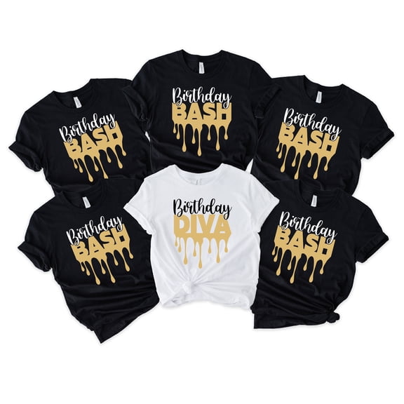 Birthday Diva Shirt Birthday Bash Shirt Birthday Party TShirts Family Group Shirts Birthda