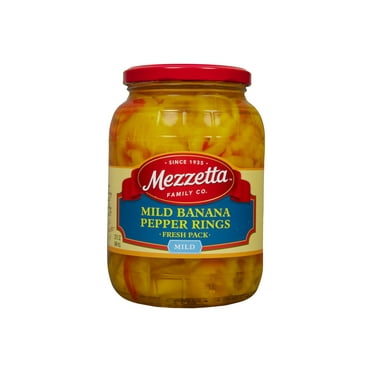 Mezzetta Mild Banana Pepper Rings, 32 fl oz Jar