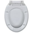 thumbnail image 2 of vidaXL Toilet Seats with Soft Close Lids 2 pcs Plastic White, 2 of 4