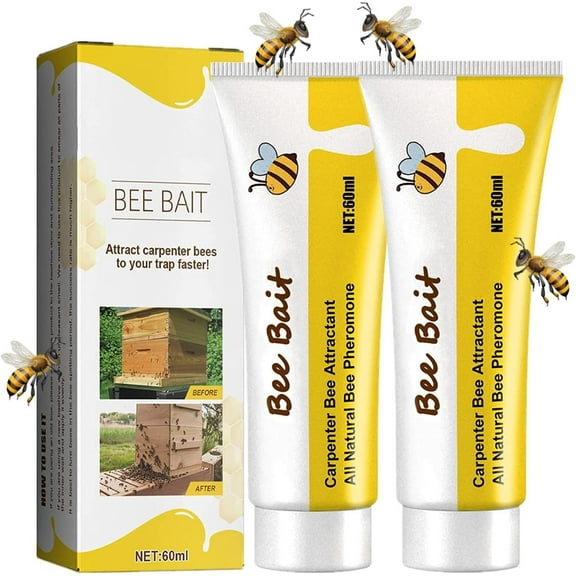 ADruer Outdoor Carpenter Bee Trap Lure, 2 Pack