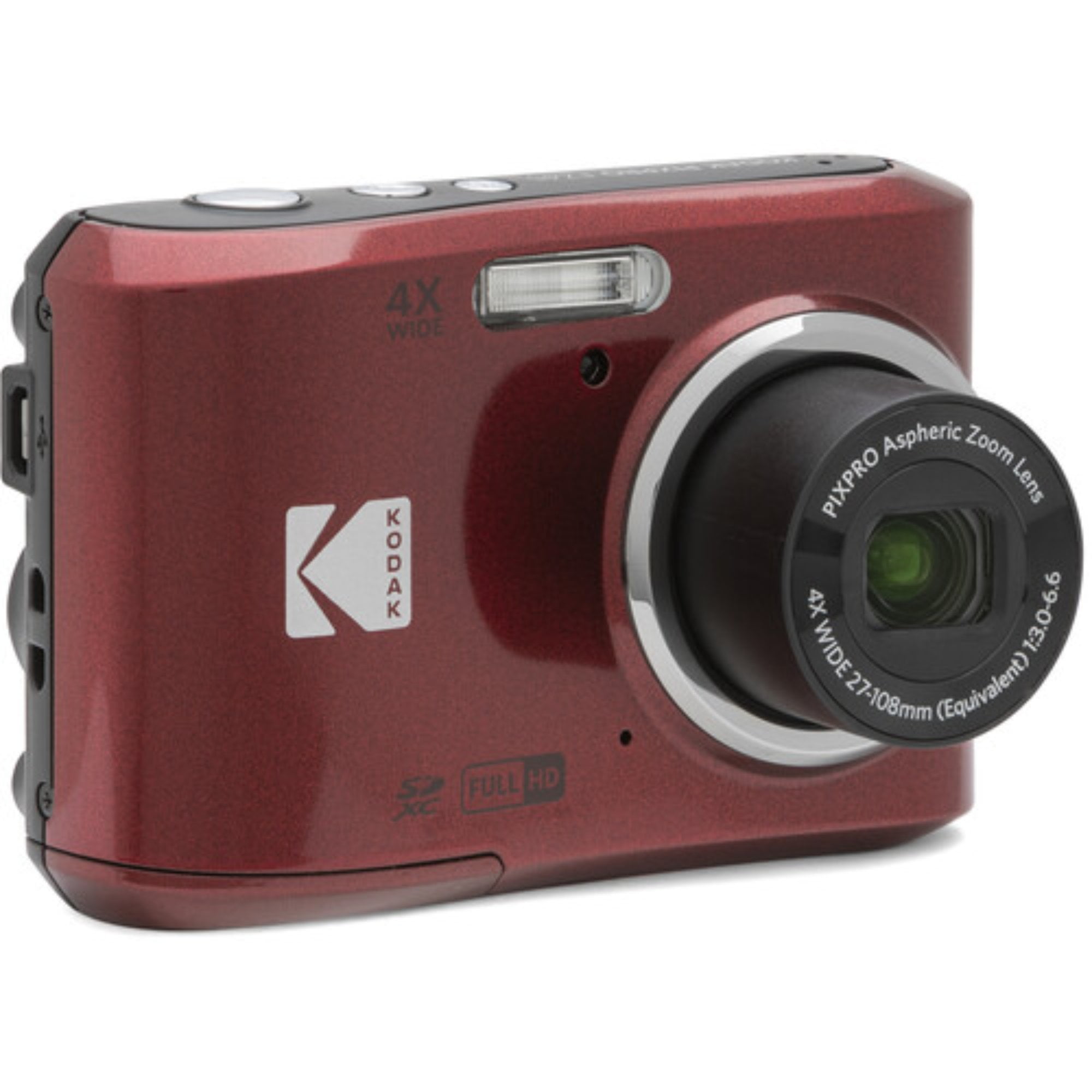 hvid Temmelig Har lært KODAK PIXPRO FZ45 Friendly Zoom digital camera -Red - Walmart.com
