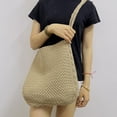 thumbnail image 4 of Bolsa de mano para mujer, cruzado de punto hecho a mano, de compras grande para niña Tmvgtek Para Estrenar, 4 of 8