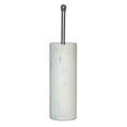 thumbnail image 2 of (3 pack) Better Homes & Gardens Faux Marble Toilet Brush and Holder, White, 2 of 7