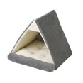 thumbnail image 3 of Tienda de campaña para mascotas de otoño e invierno, cama interior para mascotas antideslizante con cojín, cama para dormir, cama extraíble lavable Gris Sunnimix Tienda de invierno, 3 of 8