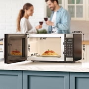 Hamilton Beach 1.6 Cu ft Sensor Cook Countertop Microwave Oven in Stainless Steel, New