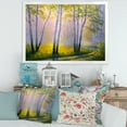 thumbnail image 3 of Designart 'Sunrise Glow Through The Birches I' Traditional Framed Art Print, 3 of 4