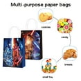 thumbnail image 3 of 16 Pcs For Star Theme Birthday Party Bags,For Wars Party Favor Bags,For Mandalorian For Yoda Birthday Party Decorations 2 Styles With Handles Favor Bags Candy Gift Bags for Birthday Party, 3 of 4