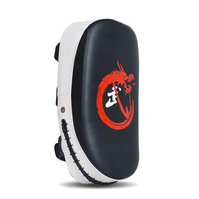 Boxing Pad Leather Exercise Arm Curved Padded Kickboxing Pads Training Coaching Sparring Portable Kick Boxing Pad
