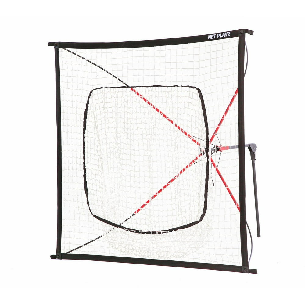 NET PLAYZ Baseball & Softball Practice Hitting Net, Instant Portable