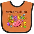 thumbnail image 3 of Inktastic Grandpa's Little Jellybean Cute Easter Candy Boys or Girls Baby Bib, 3 of 4