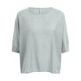 thumbnail image 4 of Summer Tops, Shirts for Women, Stylish Loose Tops for Women - Floral Print 3/4 Sleeve Crew Neck Casual Blouses - for Summer Outings and Everyday Wear, 4 of 5