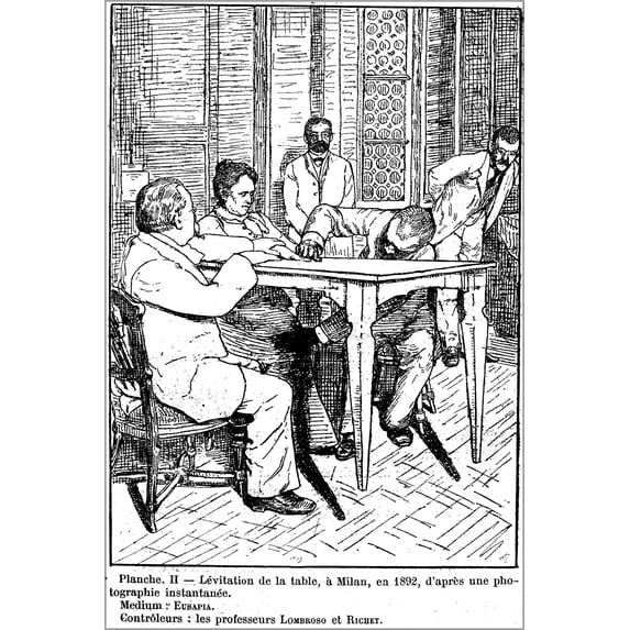 24"x36" Gallery Poster, Eusapia spirit medium 1895