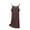 Womens Nightgowns Brown, variant on Plus Size Nightgowns for Women Soft Modal Sleeveless Spaghetti Strap Sleepshirts Casual Loose Sleepwear Dress Basic Solid Loungewear Pajamas XL-8X