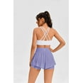 thumbnail image 6 of Pinspark Flowy Shorts for Women 2 in 1 Running Workout Gym Athletic Tennis Short High Waisted Active Wear with Pockets, 6 of 9