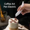 thumbnail image 2 of 1 bolígrafo de café eléctrico, bolígrafo de cacao con leche, bolígrafo de especias para café, decoración de pasteles, bolígrafo para tallar café de chocolate, café en polvo, sólidos de cacao, azúcar en polvo Sincero Electrónica, 2 of 5