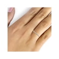 thumbnail image 3 of JewelersClub Diamond Rings for Women – Accent White Diamond Ring Jewelry– 14K Gold-Plated Silver Bands for Women –– Ring by JewelersClub, 3 of 4