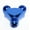 Blue, variant on RED Male Flare Y-Block Fitting Adapter AN8 8-AN Male to 2X AN8 8-AN Male RED Male Flare Y-Block Fitting Adapter AN8 8-AN Male to 2X AN8 8-AN Male
