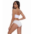 thumbnail image 2 of ANLIQI Womens Underwear Ultra Soft Hipster Panties 5 Pack Lace Trim Bamboo Viscose Cotton Bikini Briefs Moisture Wicking Comfy Undies(5B,S), 2 of 7