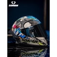 thumbnail image 4 of Casco integral para motocicleta de carreras Soman, casco para montar en carretera, casco para hombre y mujer, aprobado por DOT, 4 of 5