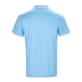 thumbnail image 3 of Men's Retro Fashionable 1/3 Zippered Short Sleeve T Shirt Casual Comfortable Breathable Tee for Daily Wear Men's Oversized Tee Summer Tops Streetwear, 3 of 7
