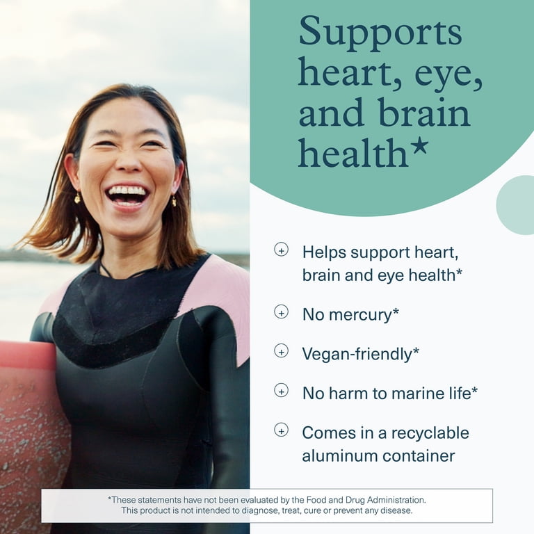 Youtheory Ocean Friendly Omega, Algae Oil with Omega-3, 60