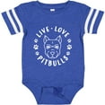 thumbnail image 3 of Inktastic Live Love Pitbulls Boys or Girls Baby Bodysuit, 3 of 5