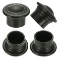 thumbnail image 4 of Extremos de barra de cortina Uxcell, 6 piezas de tapa de cabeza de barra de cortina de plástico para decoración de ventanas modernas en casa u oficina, negro, 4 of 6