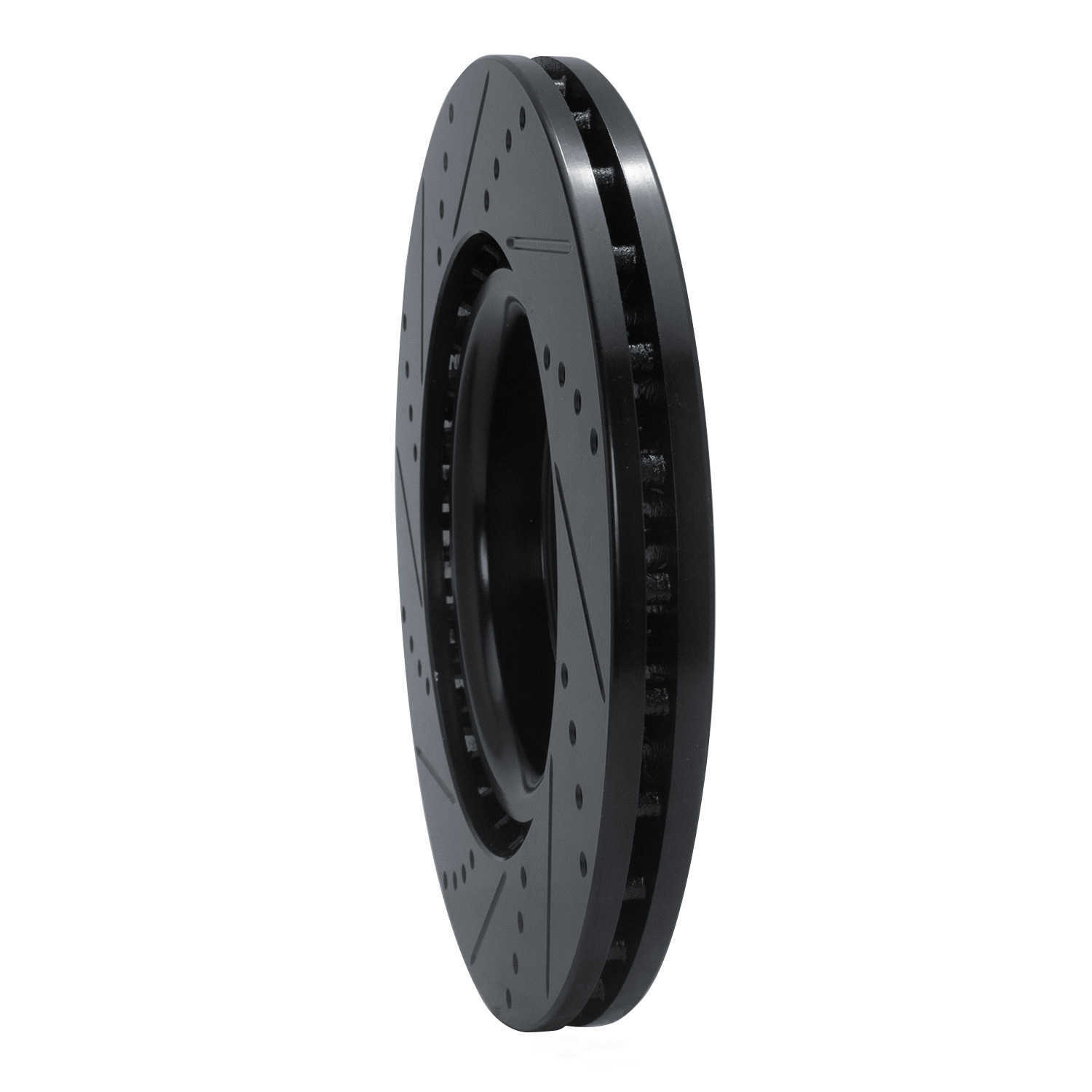 Dynamic Friction Company 633-13041R DFC Brake Rotor - Drilled And Slotted - Black