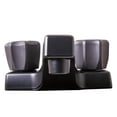 thumbnail image 4 of Westbrass 4" 2-Handle Non-Metallic Centerset Bathromm Faucet with Pop-Up Drain, Matte Black, 4 of 6