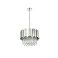 thumbnail image 3 of Elegant Lighting Willow 16 Inch Chandelier In Chrome, 3 of 8