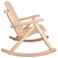 thumbnail image 2 of vidaXL 2-Seater Garden Rocking Bench 123x96x102 cm Solid Wood Spruce, 2 of 4