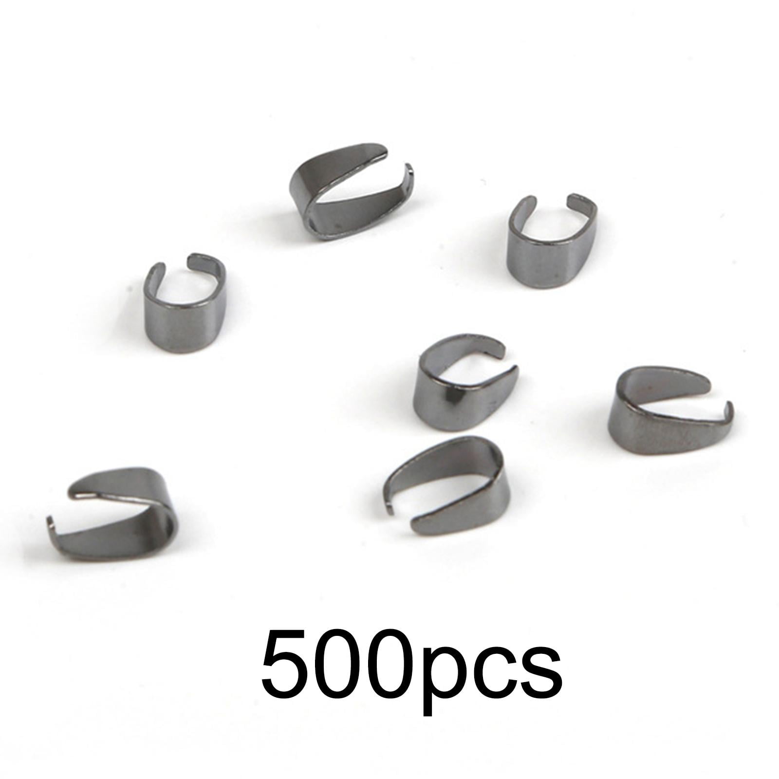 Metal Pinch Bail Clasps Buckle Pendant Clips Findings Charm Pendants