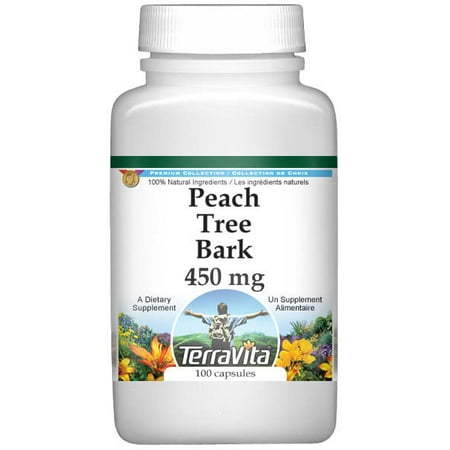 TerraVita Peach Tree Bark - 450 mg  (100 Capsules  1-Pack  Zin: 521102)