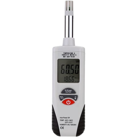 Digital Psychrometer - Handheld Backlight Temperature Humidity Meter