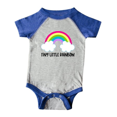 

Inktastic Baby Tiny Little Rainbow Gift Baby Boy or Baby Girl Bodysuit