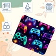 thumbnail image 3 of Game Controller Printed Square Desk Mat Gaming Mouse Pad with Non-Slip Rubber Bottom - 8.3x9.8 Inch Office and Gaming Mouse Pad, 3 of 6