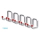 thumbnail image 1 of 6 x 5 Gancho doble chico, acero galvanizado, 90x120x98mm, 1 of 4